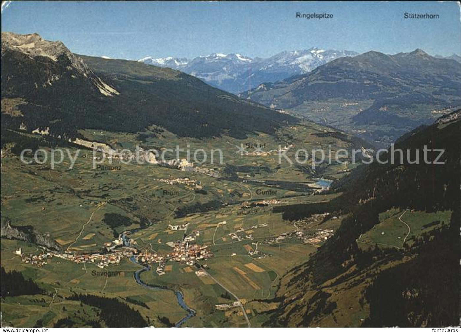 Oberhalbstein Savognin Cunter Riom Parsonz Salouf Ringelspitze Staetzerhorn