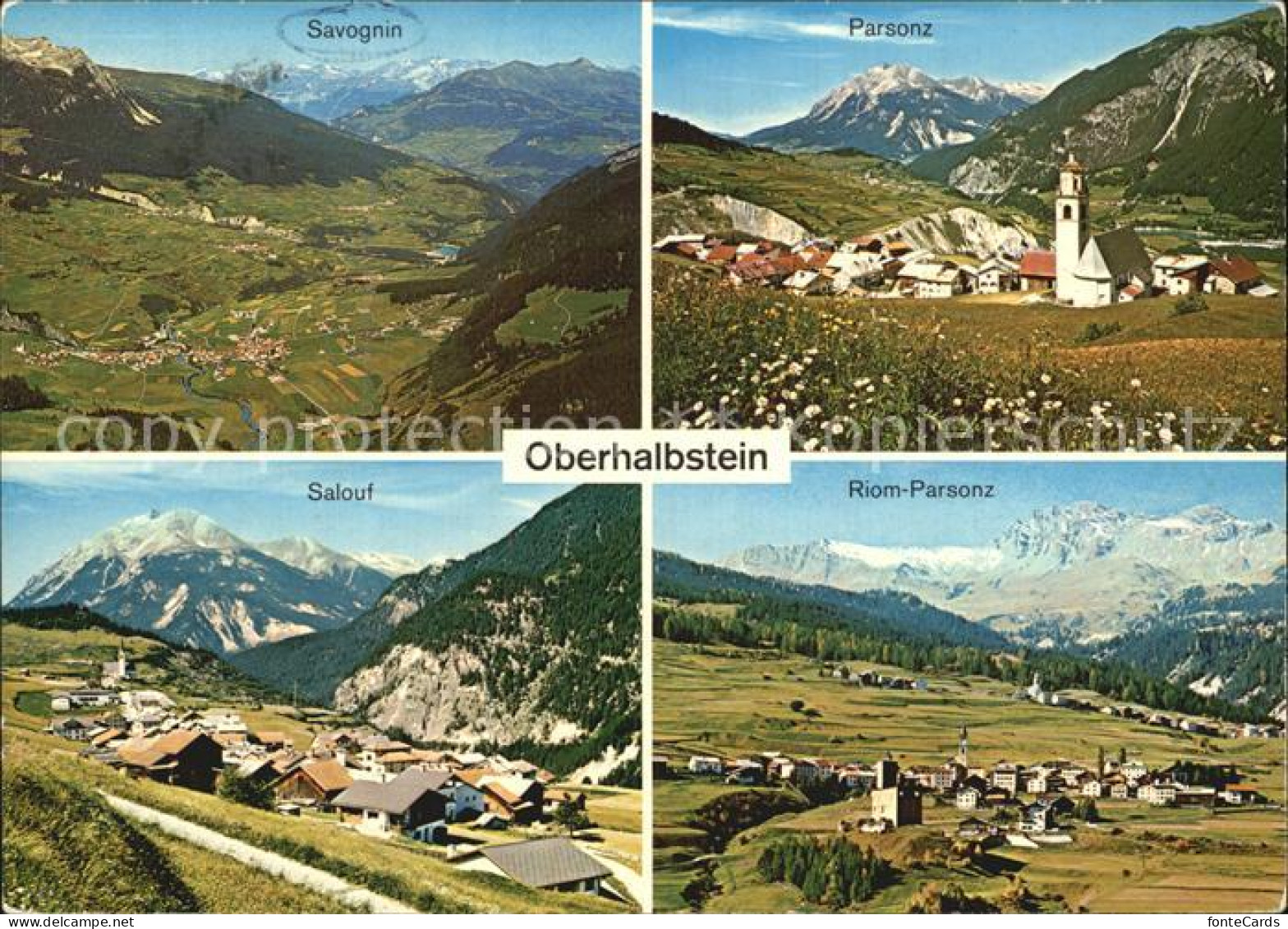 Oberhalbstein Savognin Riom Parsonz Salouf