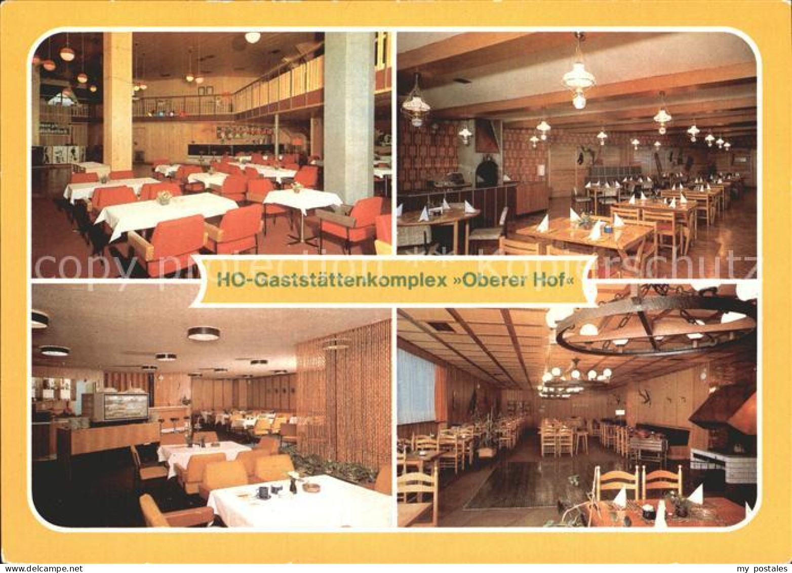 Oberhof Thueringen HO Gaststaettenkomplex Oberhof Tanzbar Joel Serb Bauernrestau