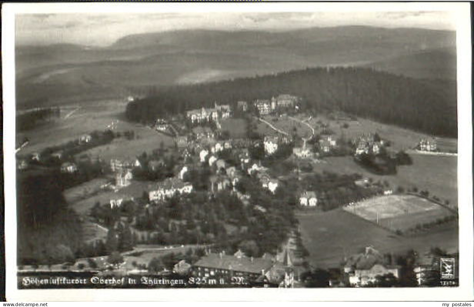 Oberhof Thueringen Oberhof Fliegeraufnahme
