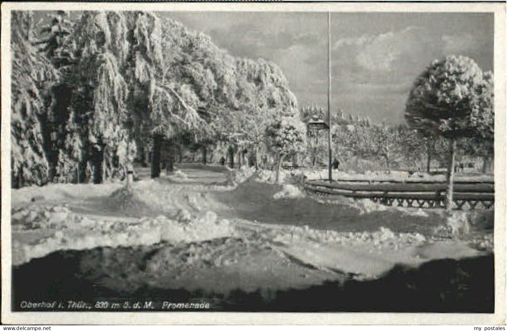 Oberhof Thueringen Oberhof Promenade