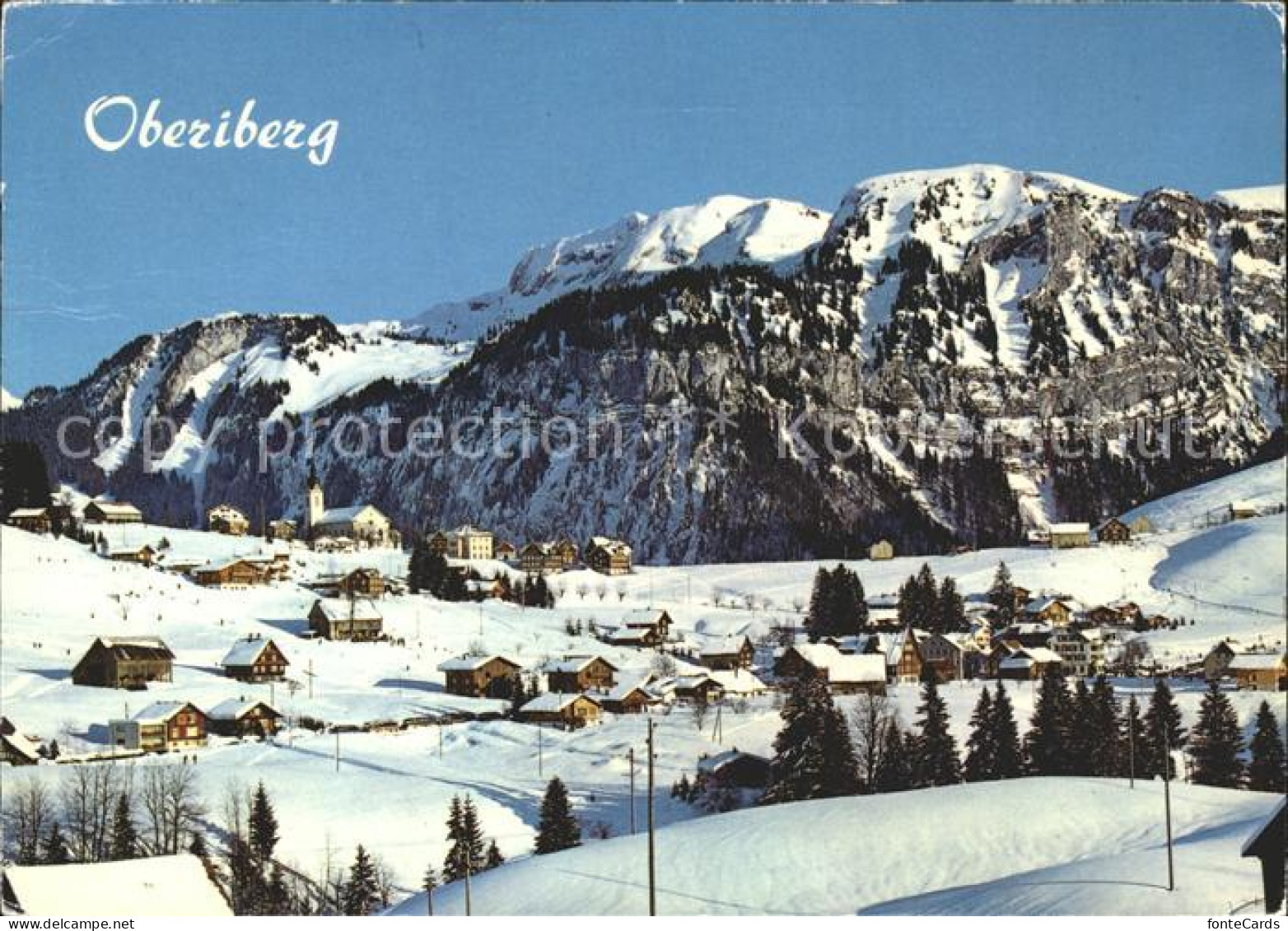 Oberiberg Ortsansicht