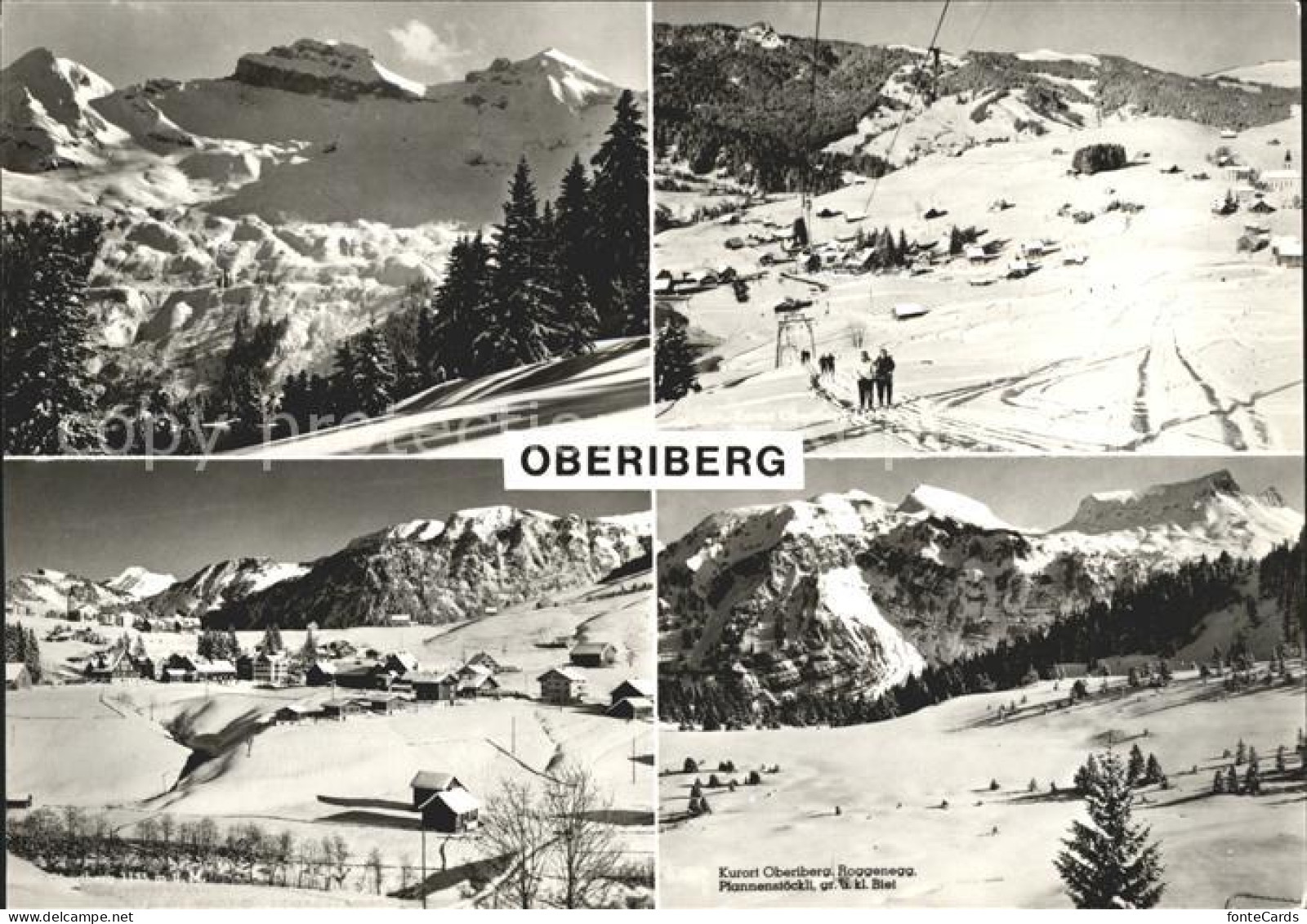 Oberiberg Skilift Ansichten