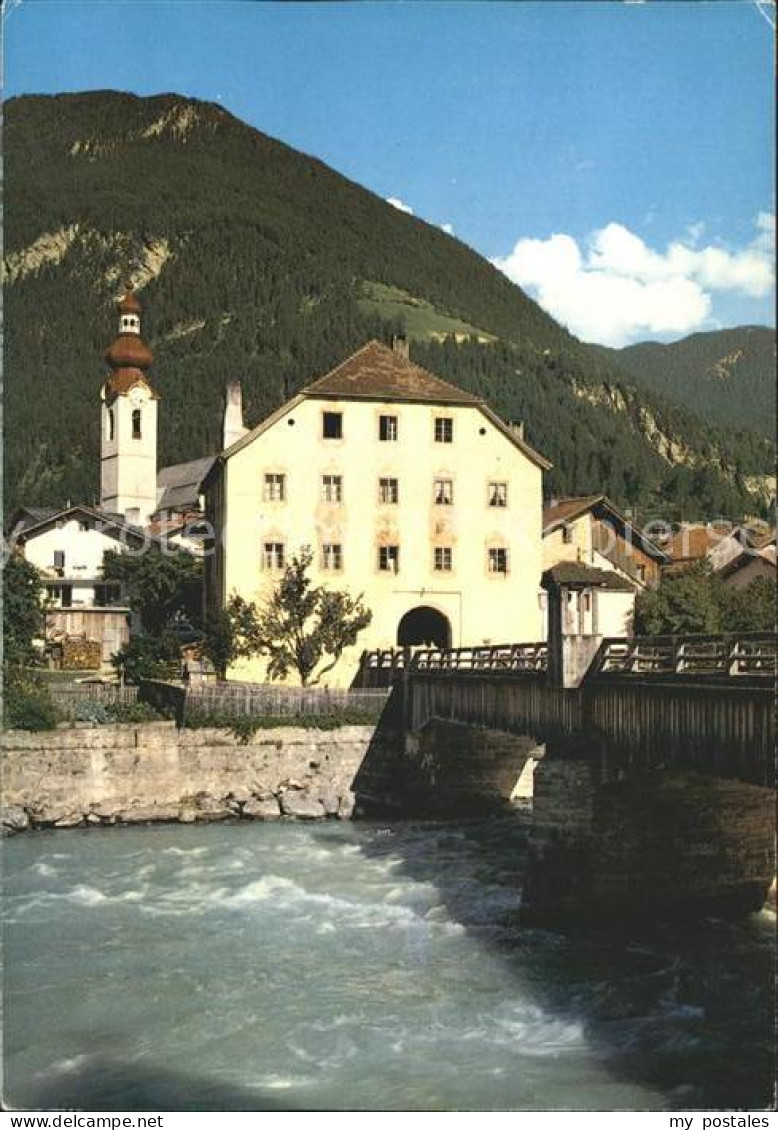 Oberinntal Pfunds Stuben Holzbruecke