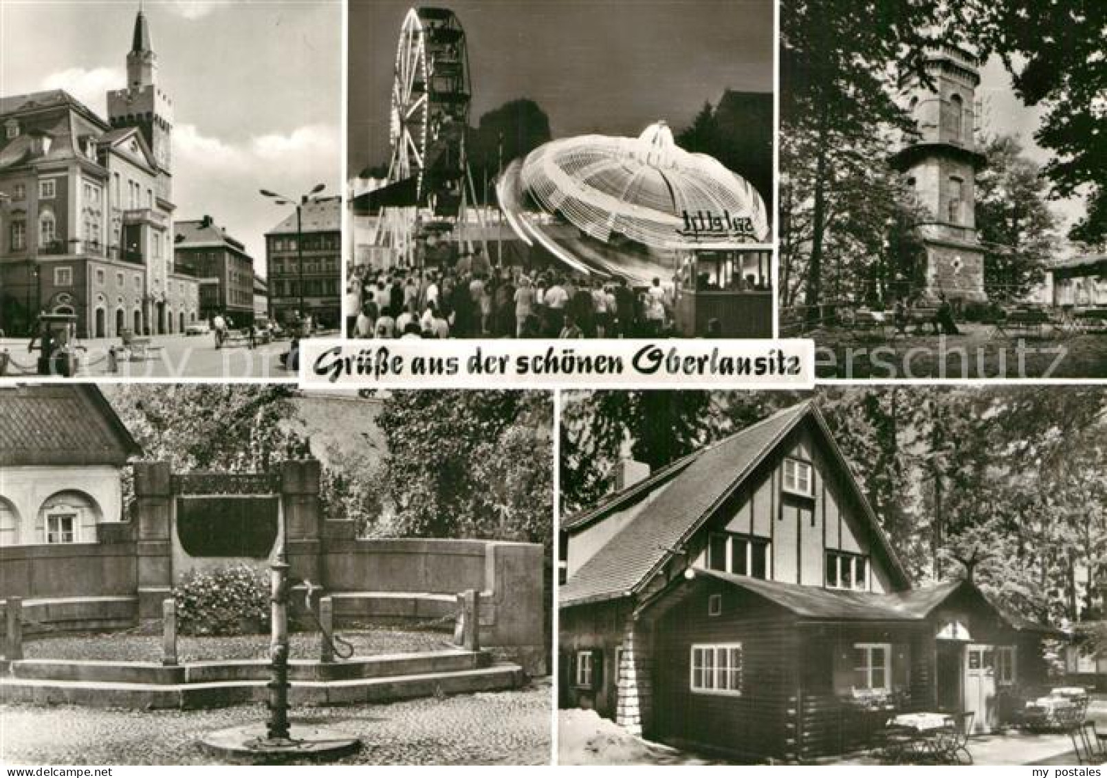 Oberlausitz Region Loebau Neugersdorf Volksfest Kottmar Loebau Blockhaus zum Wal