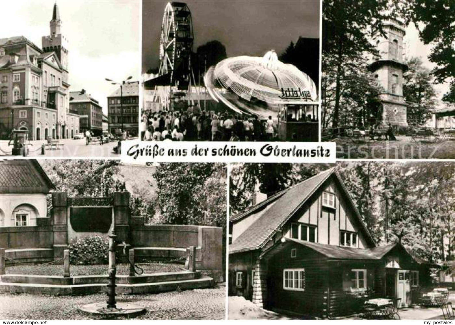 Oberlausitz Region Loebau Rataus Neugersdorf Volksfest Turm Kottmar Friedersdorf