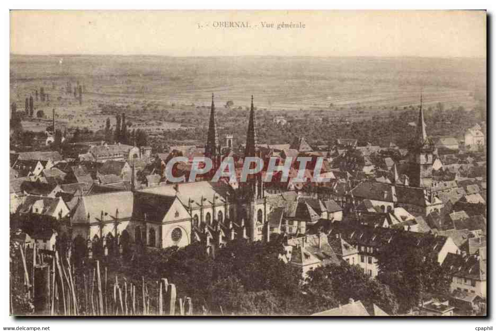 Obernai - Vue Generale - CPA