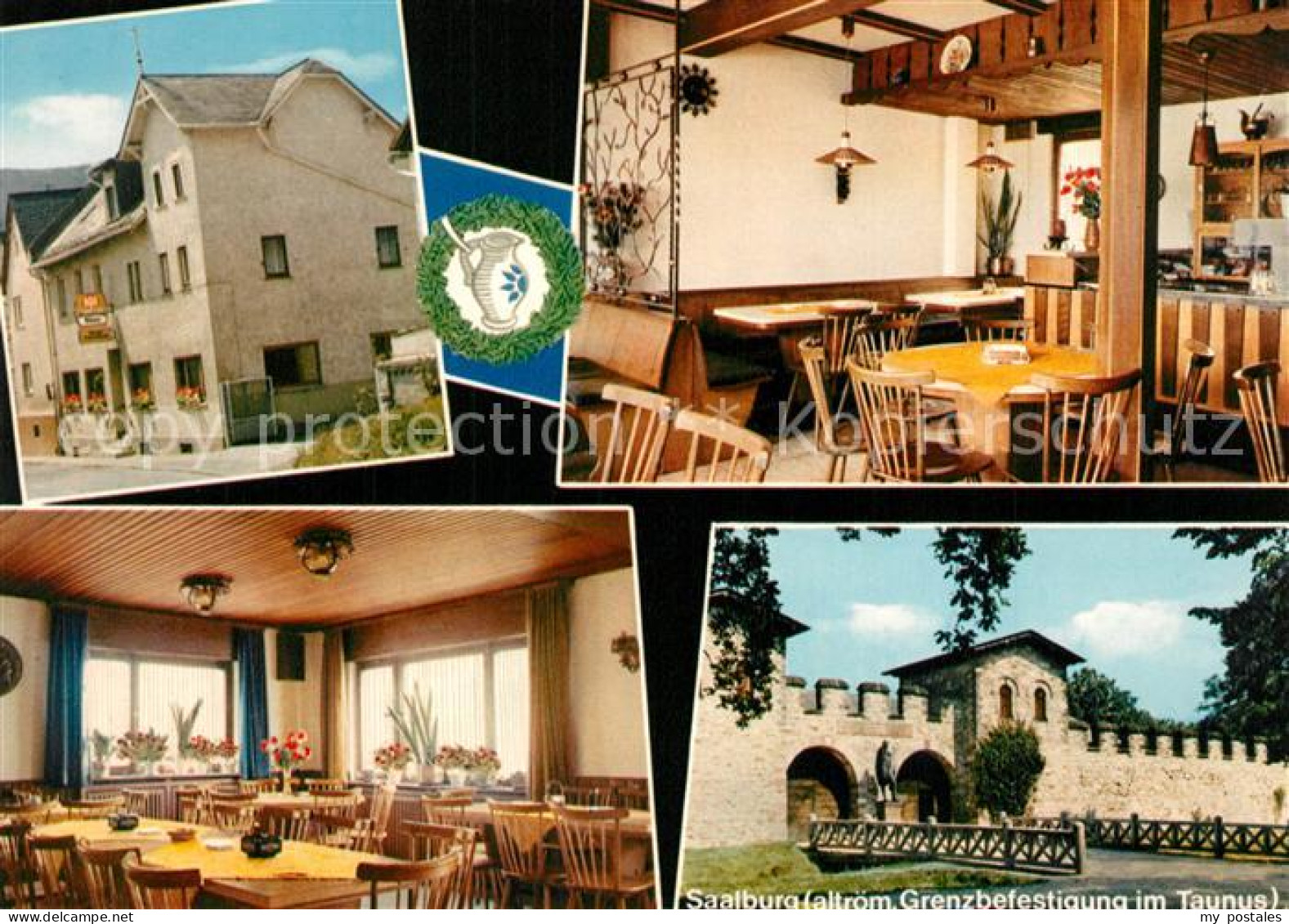 Obernhain Taunus Gaststaette Zum Taunus Saalburg altroemische Grenzbefestigung