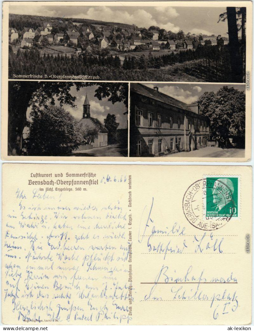 Oberpfannenstiel-Lauter-Bernsbach 3 Bild: Totale und Straßenpartien 1934