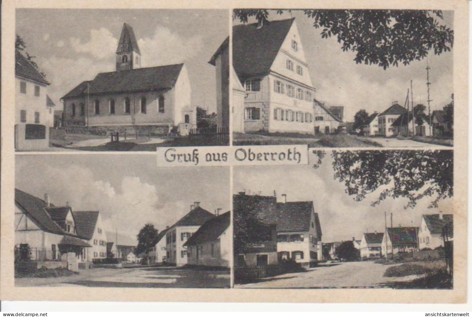 Oberroth bei Illertissen - 4 Teilansichten ngl #226.537