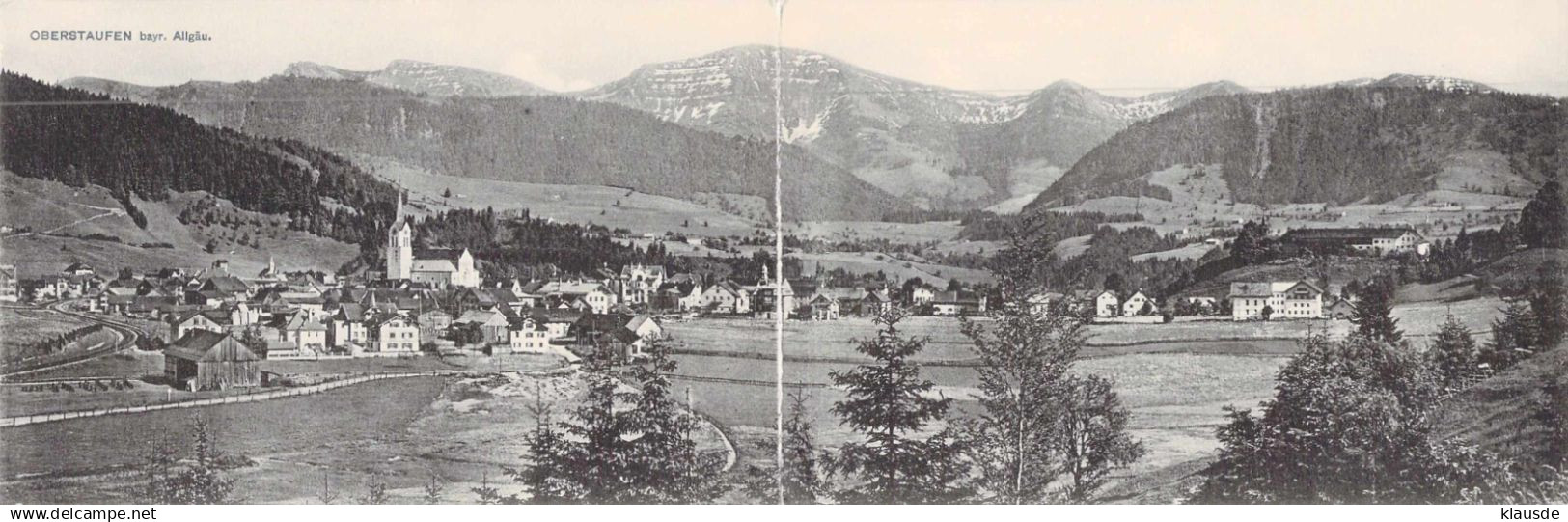 Oberstaufen 2teilige Panoramakarte
