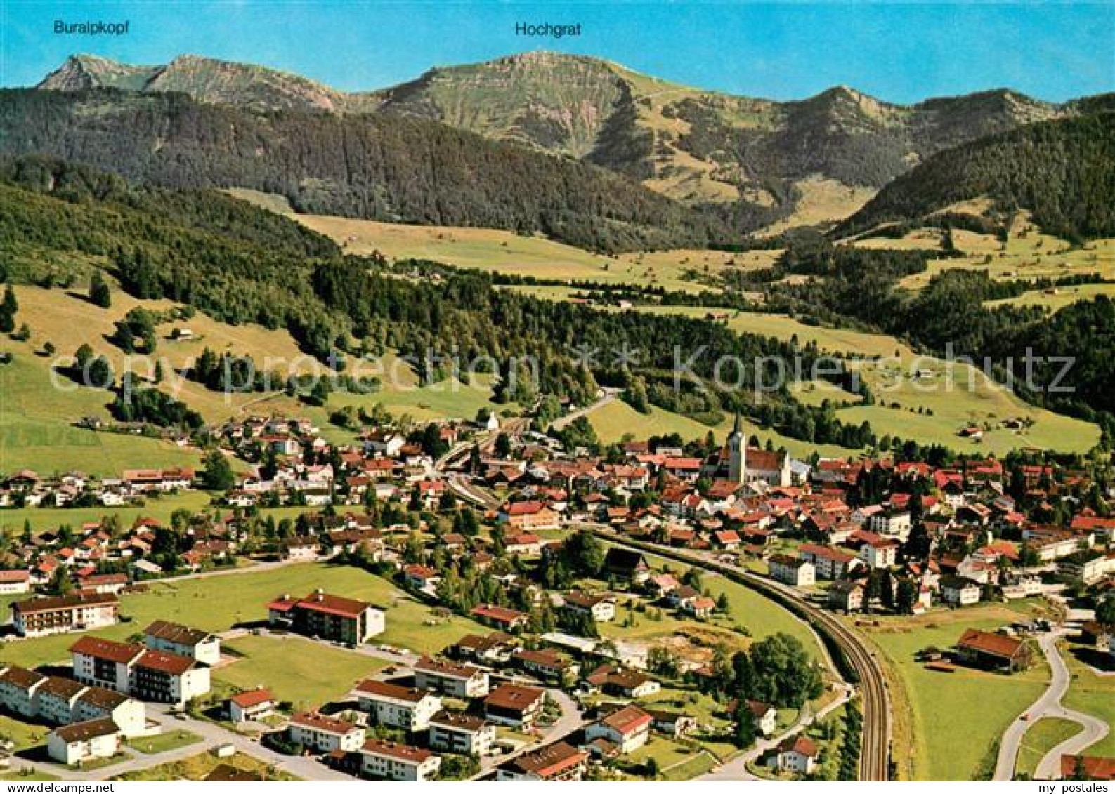 Oberstaufen Fliegeraufnahme