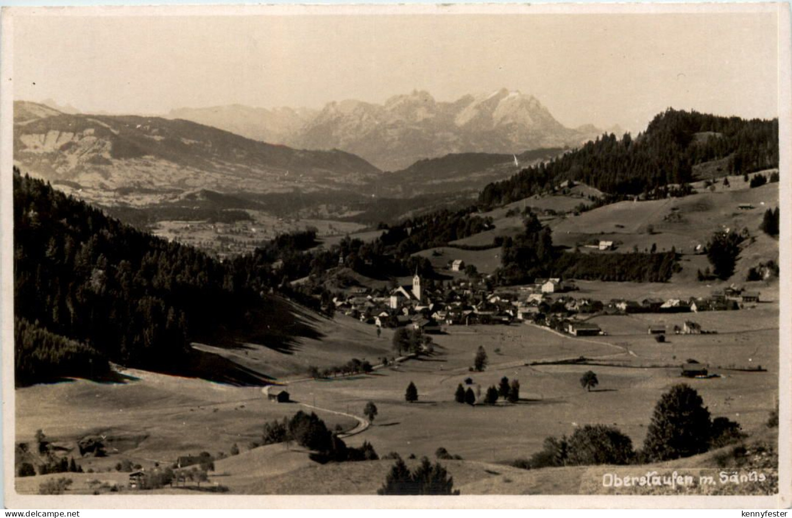 Oberstaufen mit Säntis