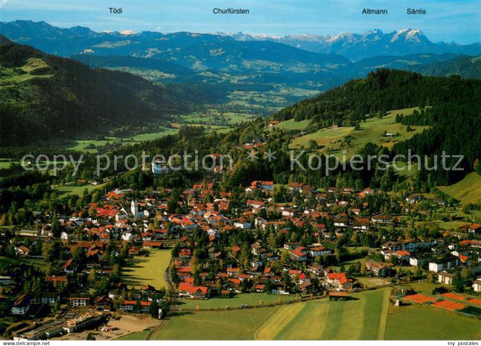 Oberstaufen Oberallgaeu Bayern Schrothheilbad Oberstaufen mit Toedi Churfuerste