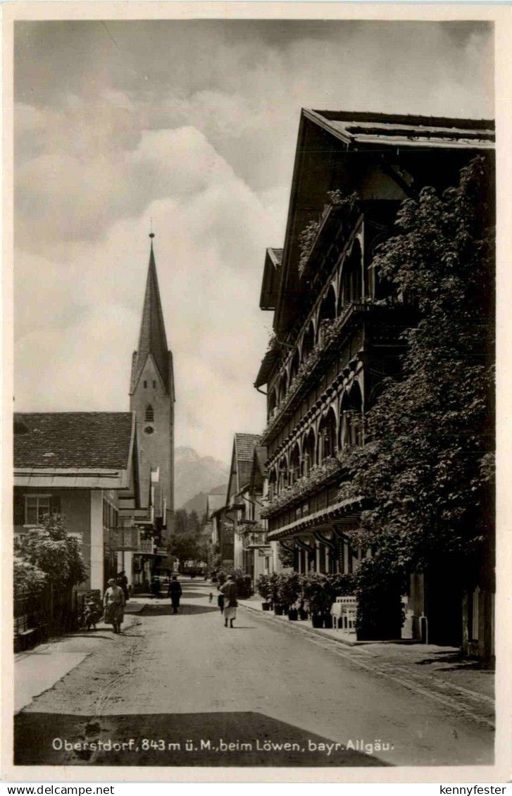 Oberstdorf/Bayern - Oberstdorf, beim Löwen
