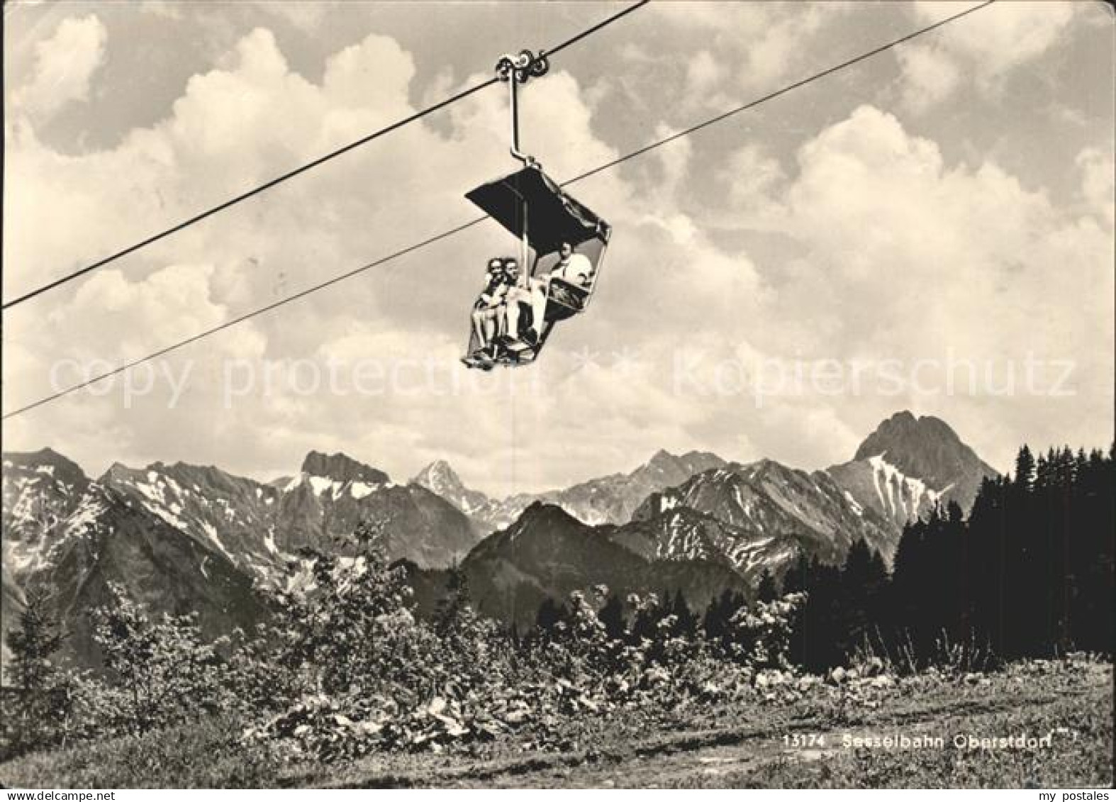Oberstdorf Sesselbahn Oberstdorf Schoenblick Schrattenwang