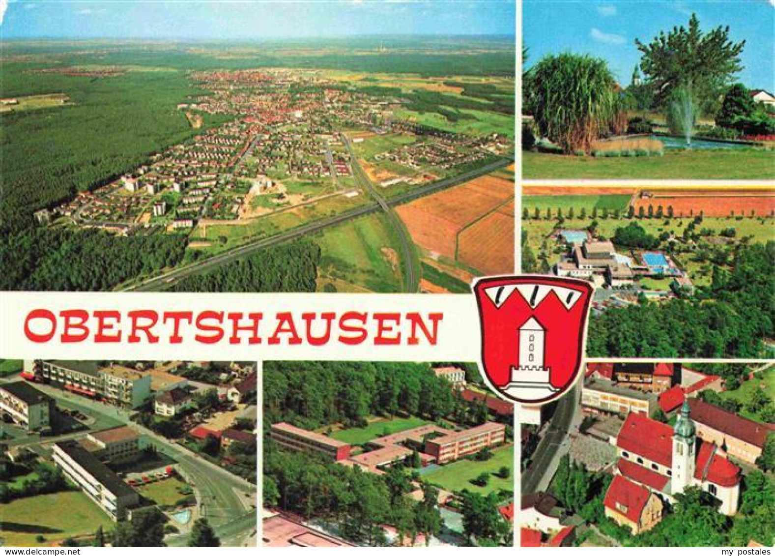 Obertshausen Fliegeraufnahmen Teilansichten