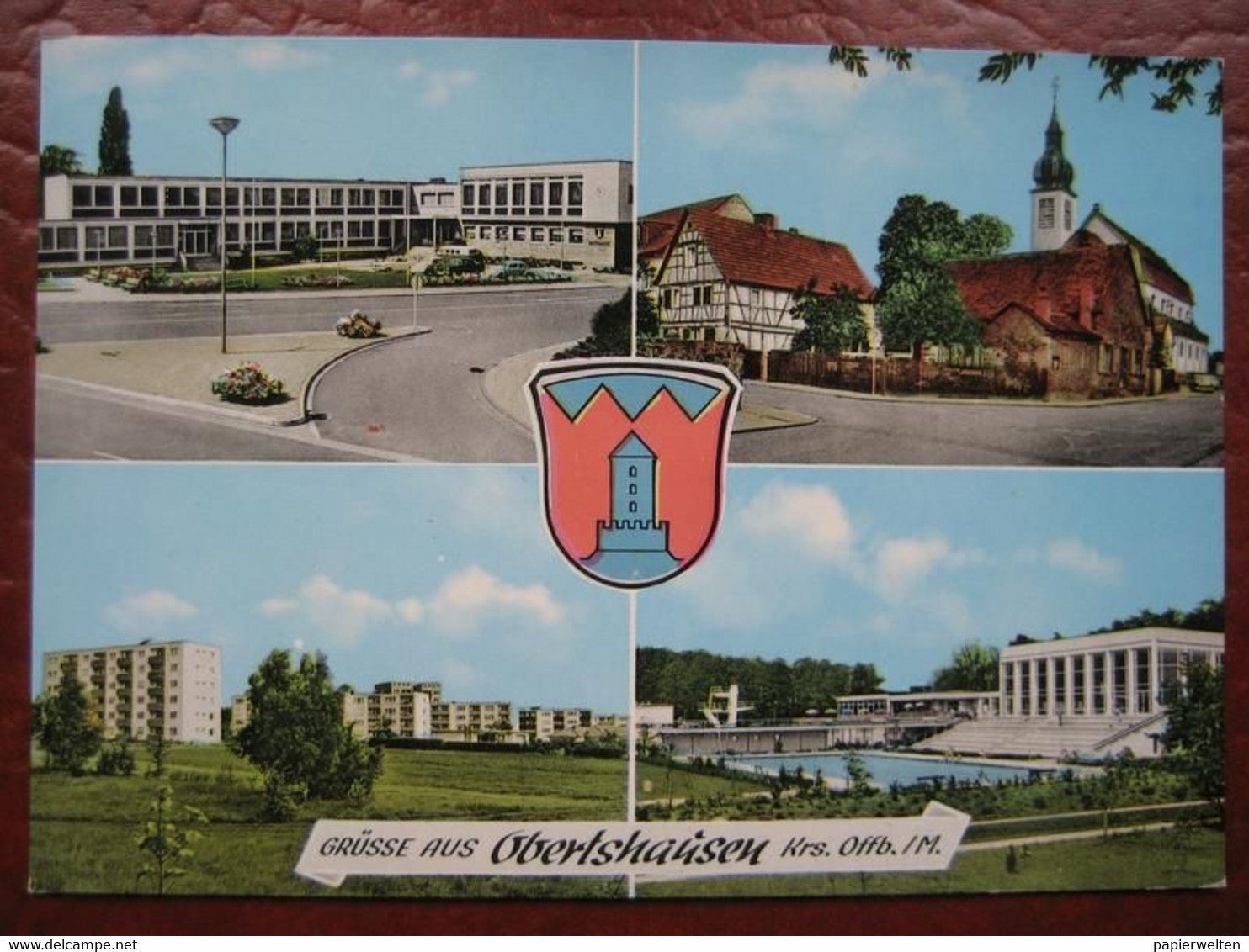 Obertshausen (Offenbach) - Mehrbildkarte "Grüsse aus Obertshausen Krs. Offb. / M."