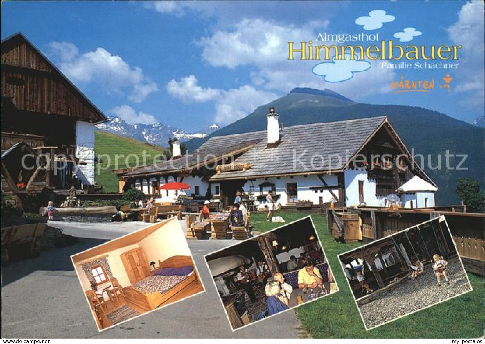 Obervellach Kaernten Almgasthof Himmelbauer Alpenblick