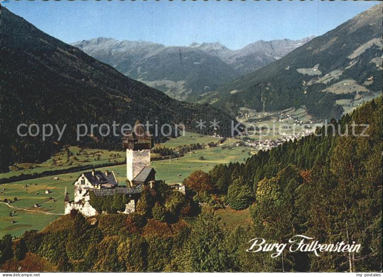 Obervellach Kaernten Burg Falkenstein Tauernbahn Hohe Tauern