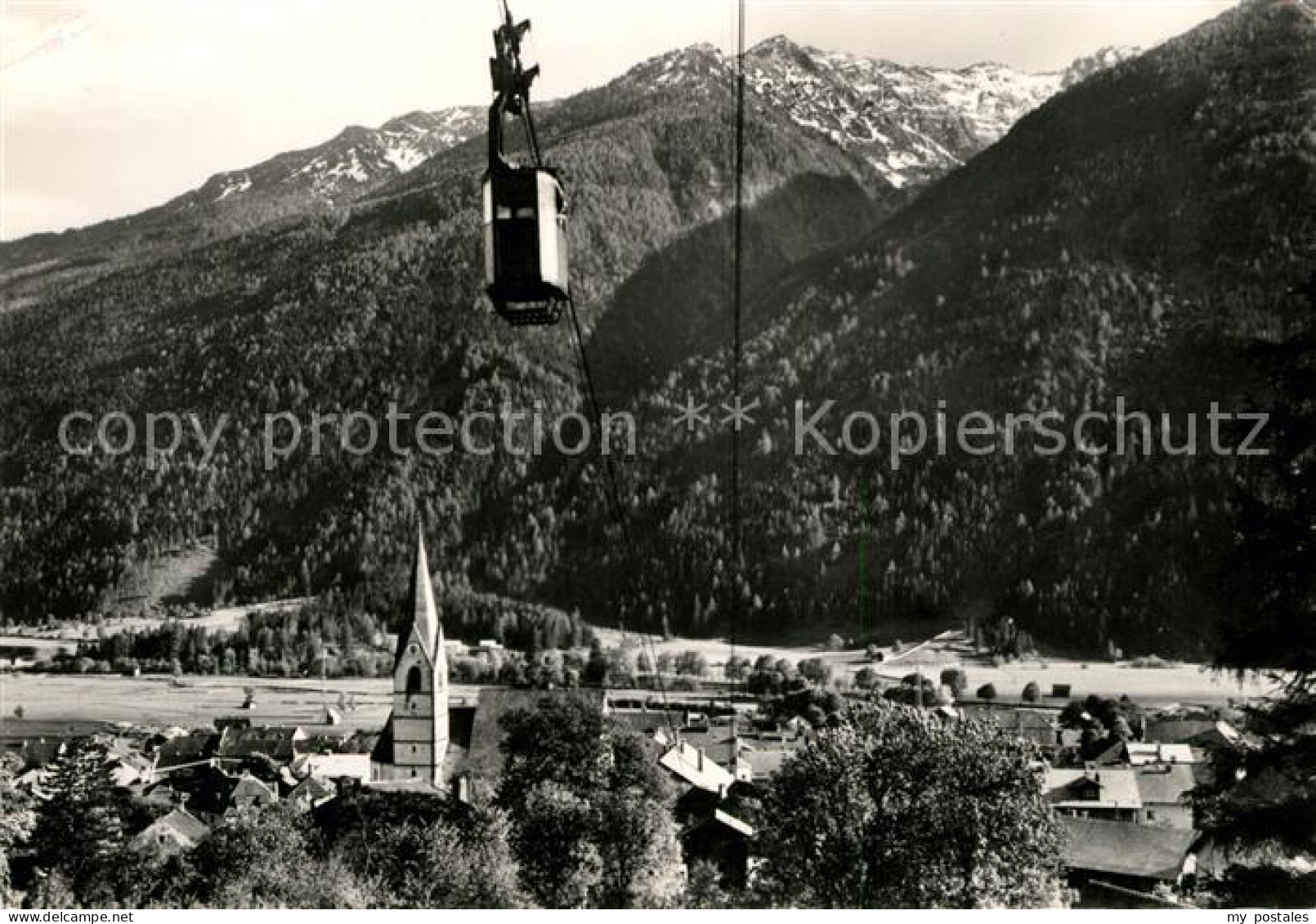 Obervellach Kaernten Luftseilbahn