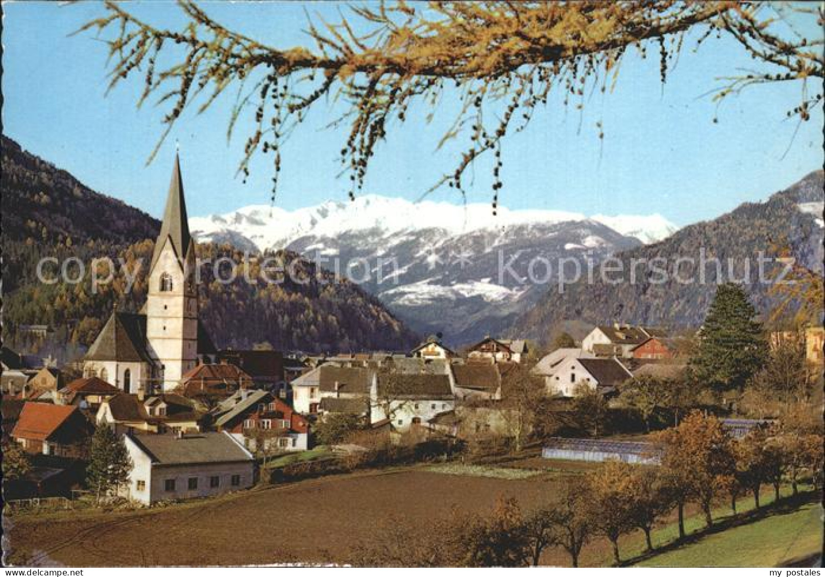 Obervellach Kaernten Tauernbahn Hohe Tauern Kirche