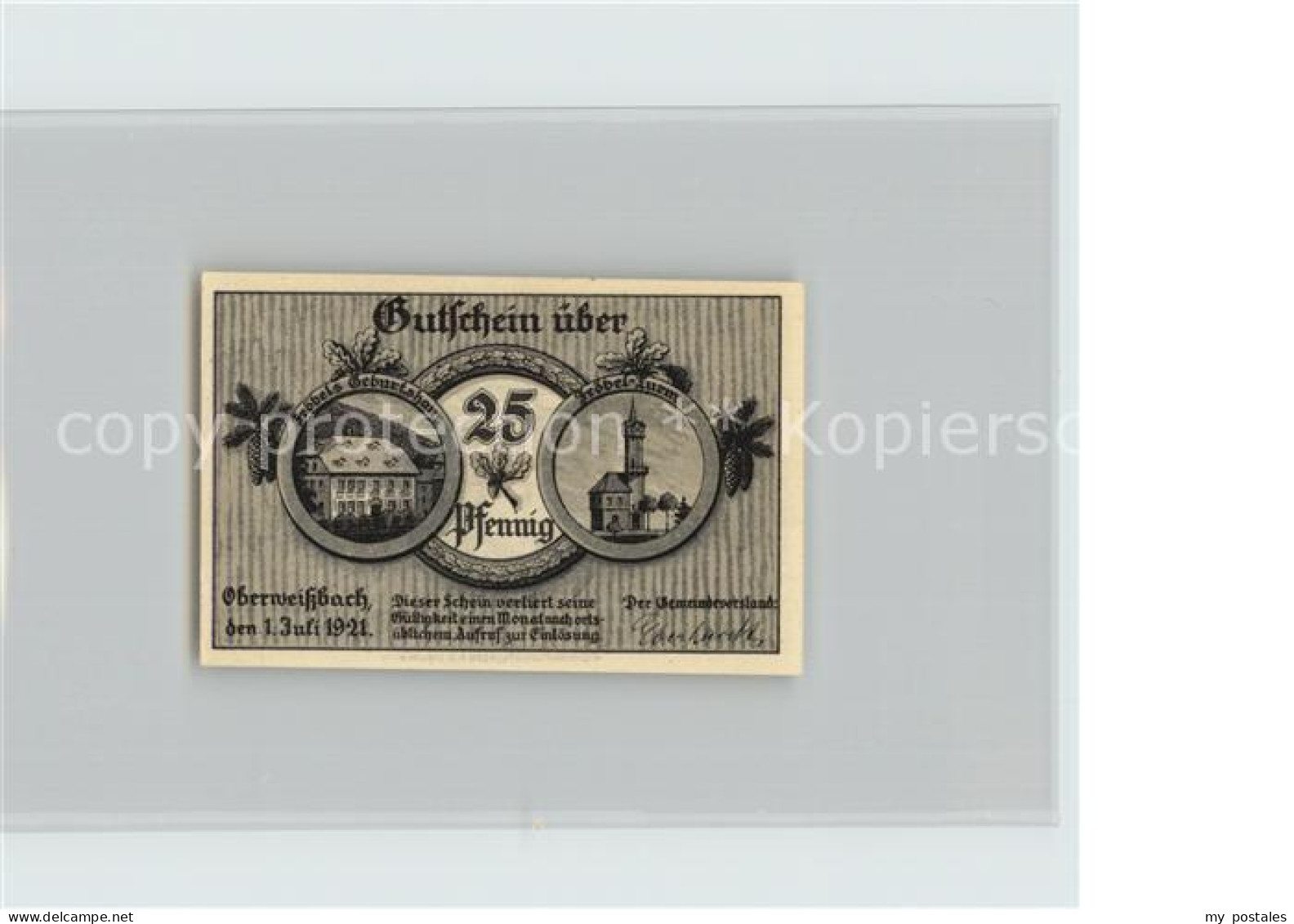 Oberweissbach 10 Pfennig