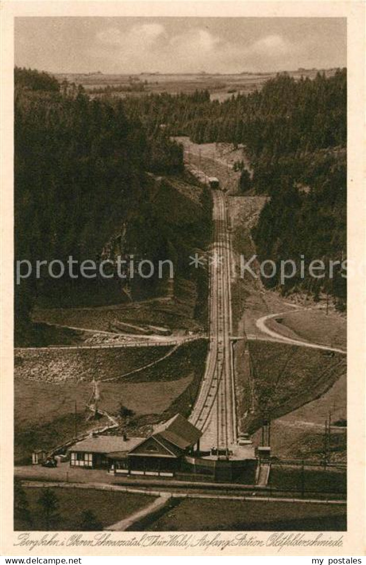 Oberweissbach Bergbahn Obstfelderschmiede Lichtenhain Thueringer Wald Kupfertief