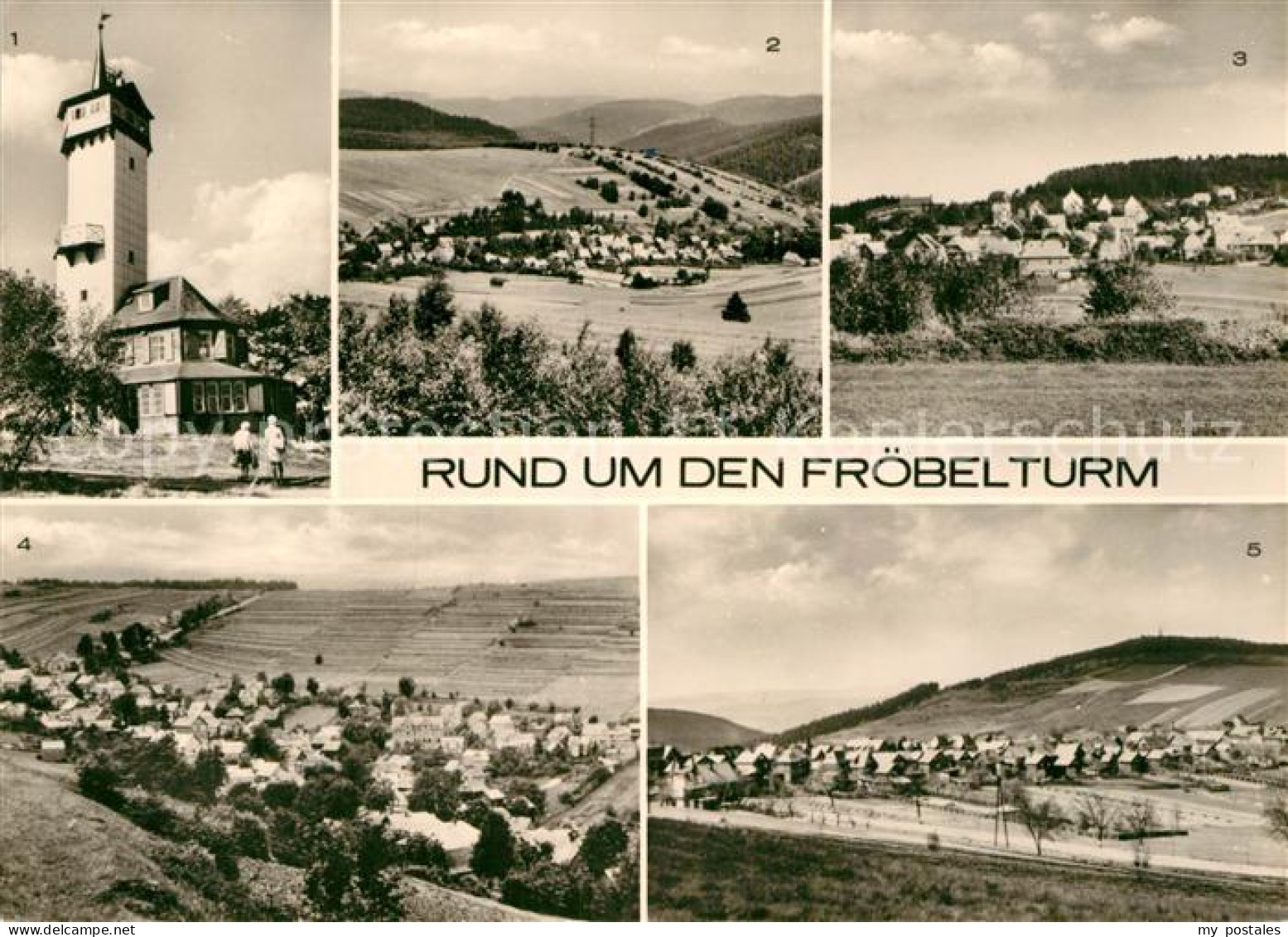 Oberweissbach Froebelturm Lichtenhain Deesbach Cursdorf