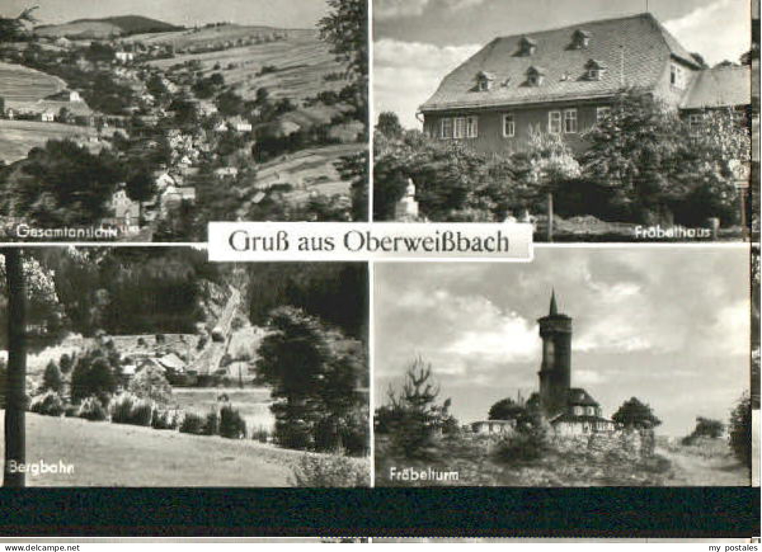 Oberweissbach Oberweissbach Bahn Turm x 1968