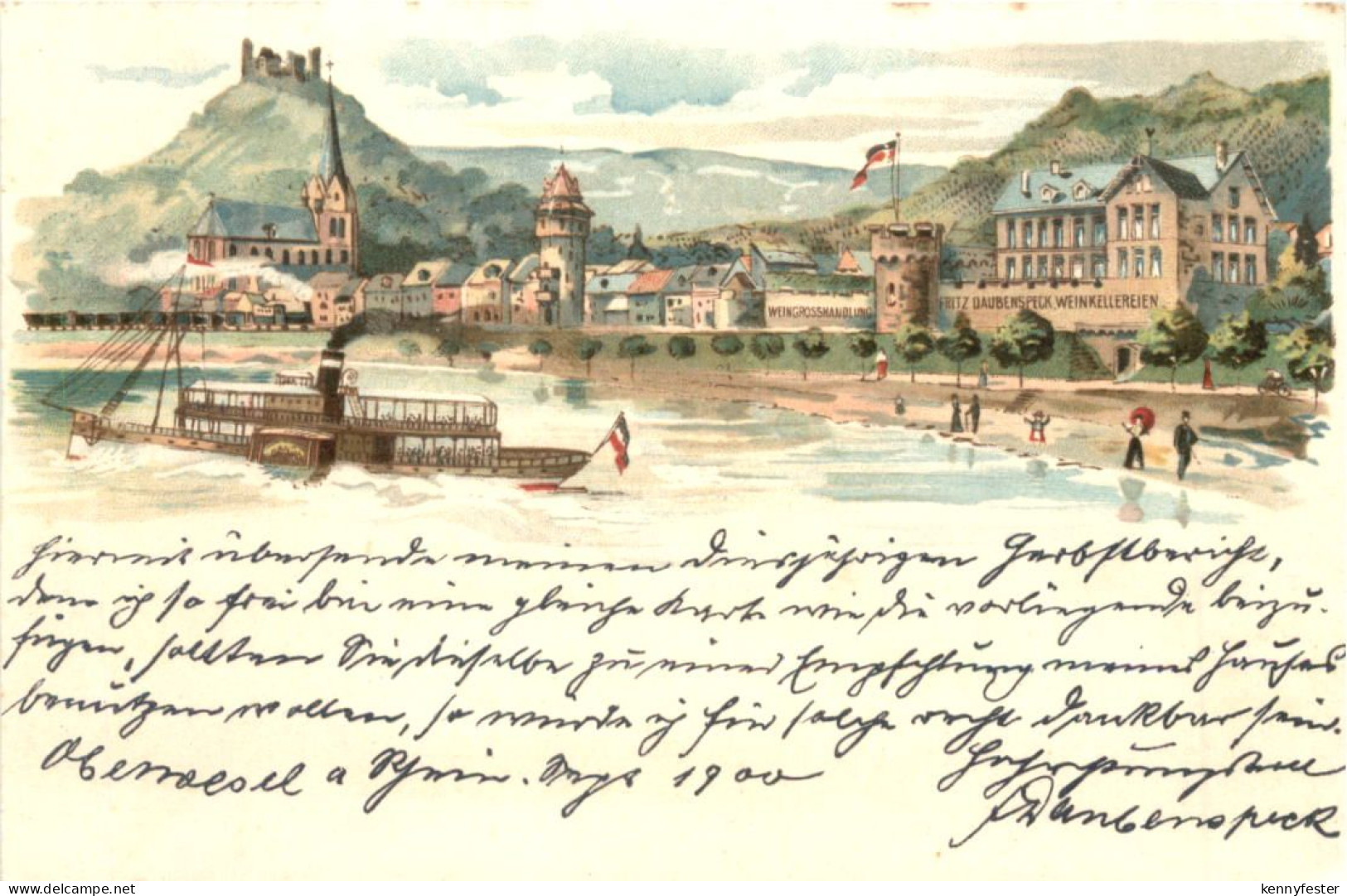 Oberwesel - Litho