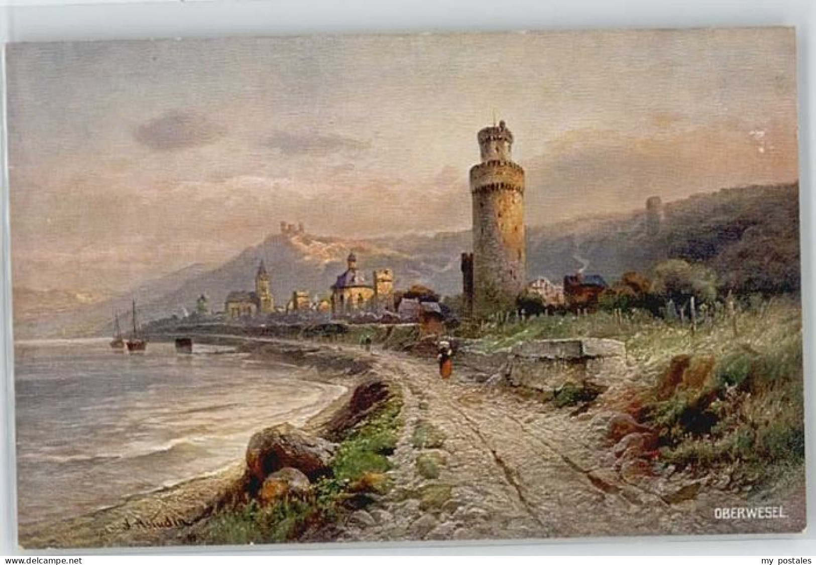 Oberwesel Rhein Oberwesel KuenstlerAstudin