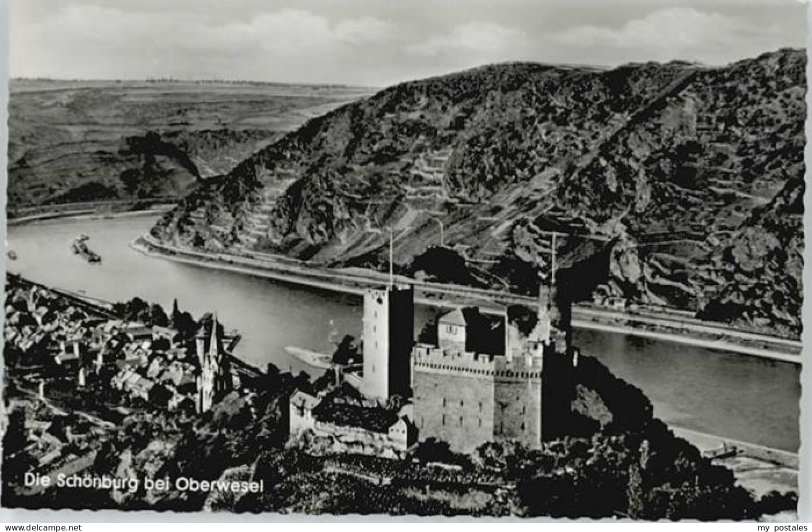 Oberwesel Rhein Oberwesel Schoenburg