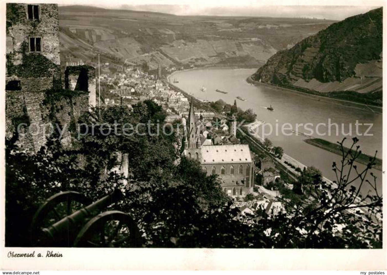 Oberwesel Rhein Panorama