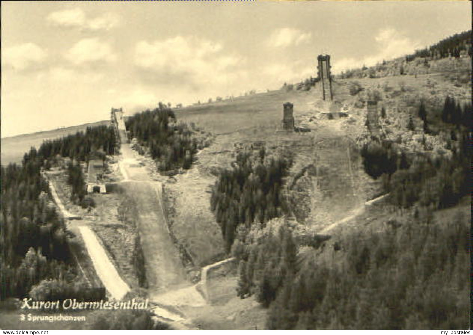 Oberwiesenthal Erzgebirge Oberwiesenthal Schanzen o