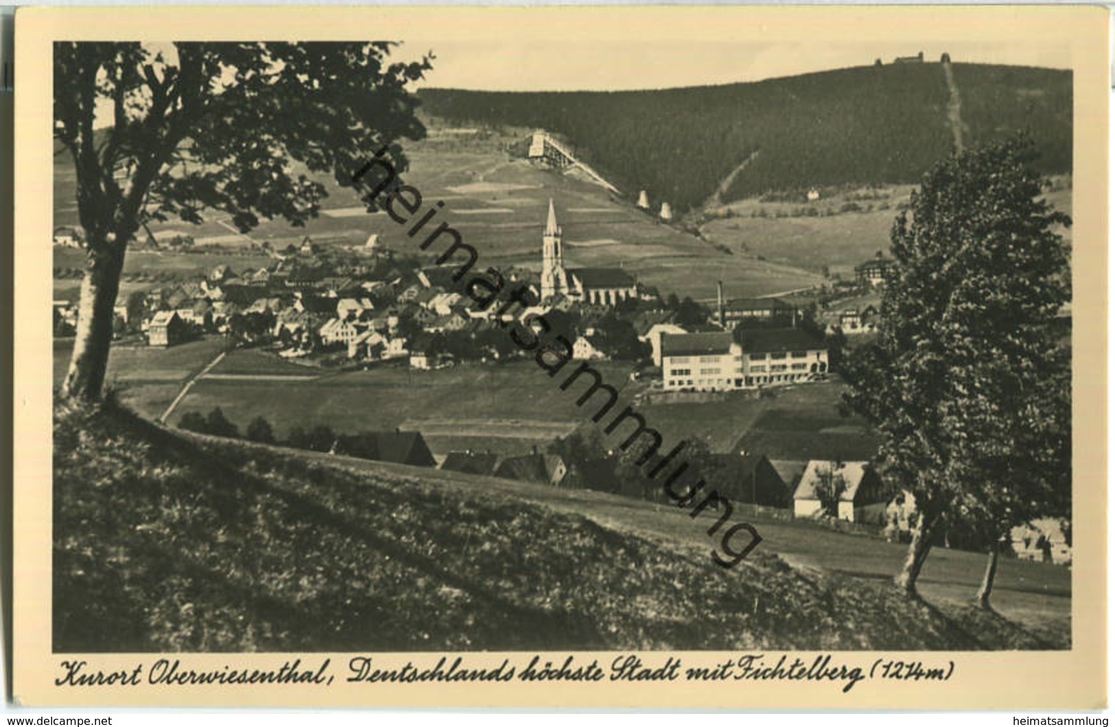 Oberwiesenthal - Foto-Ansichtskarte - Verlag Photohaus Helios Oberwiesenthal