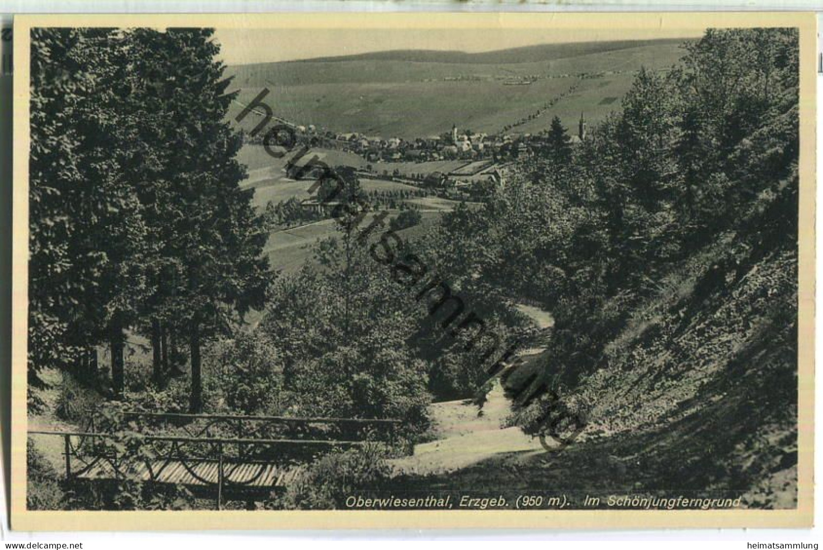 Oberwiesenthal im Schönjungferngrund - Verlag Photohaus Helios Oberwiesenthal