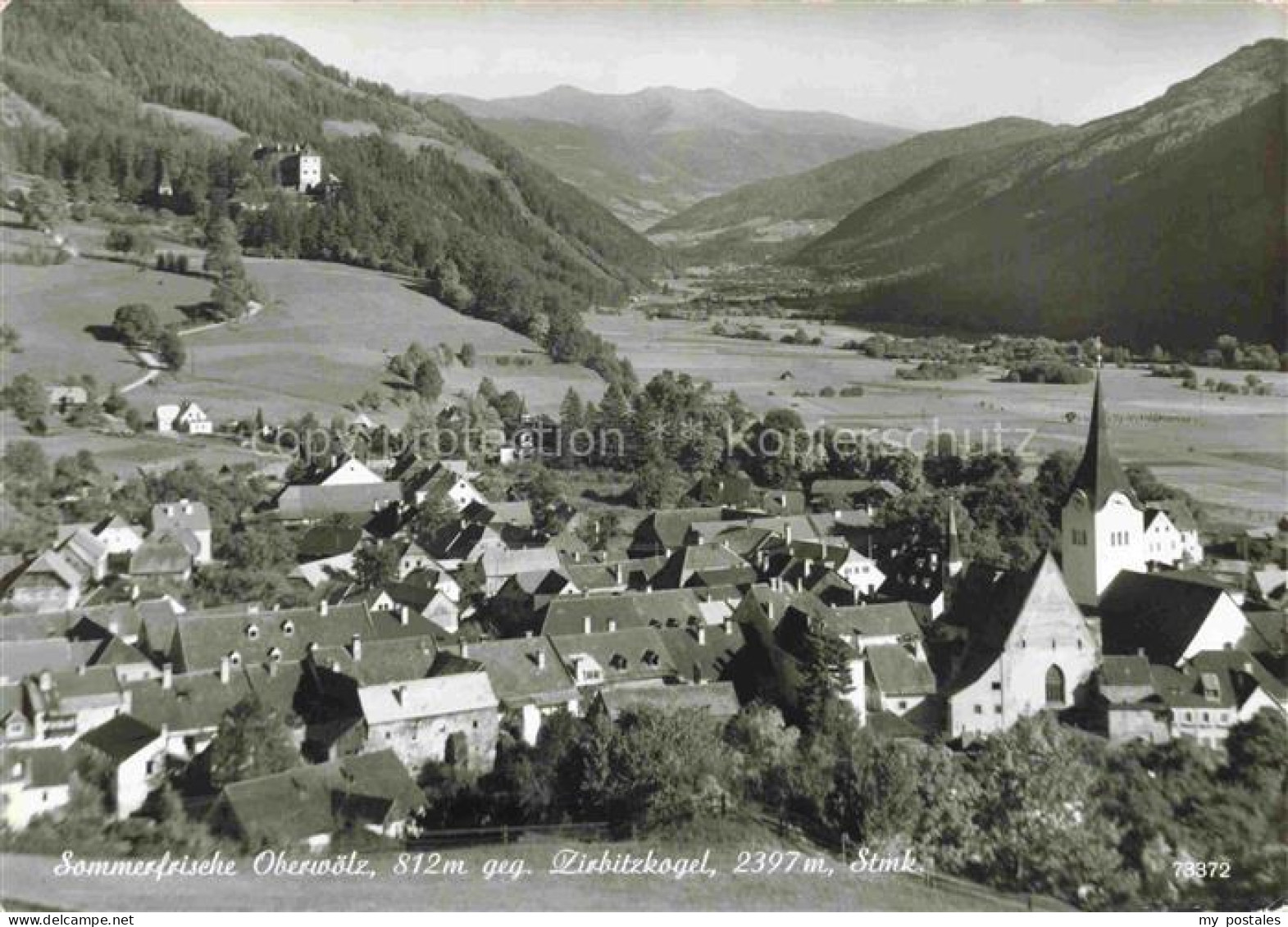 Oberwoelz Steiermark AT mit Zirbitzkogel