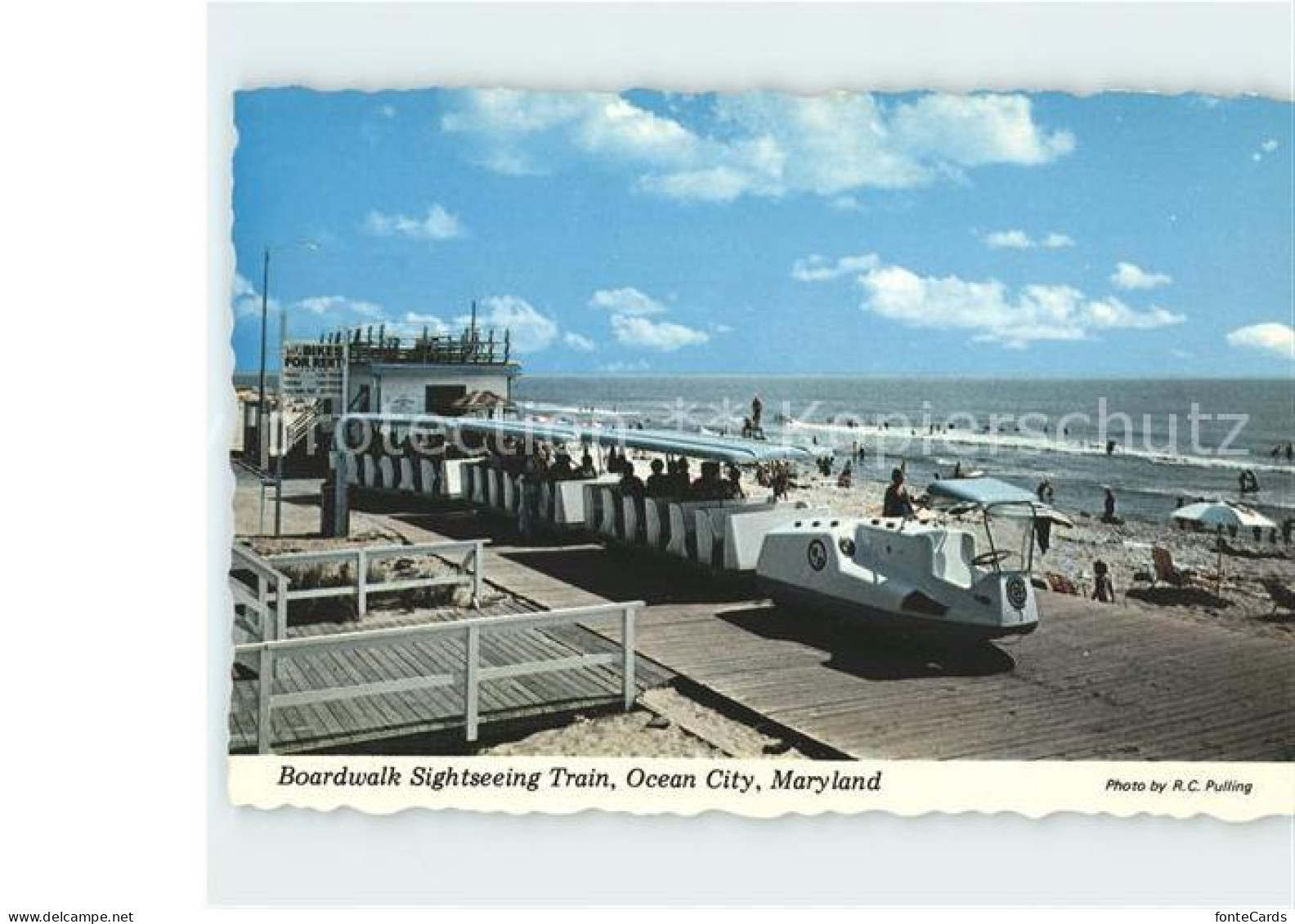 Ocean City Maryland Strand Boardwalk Sightseeing