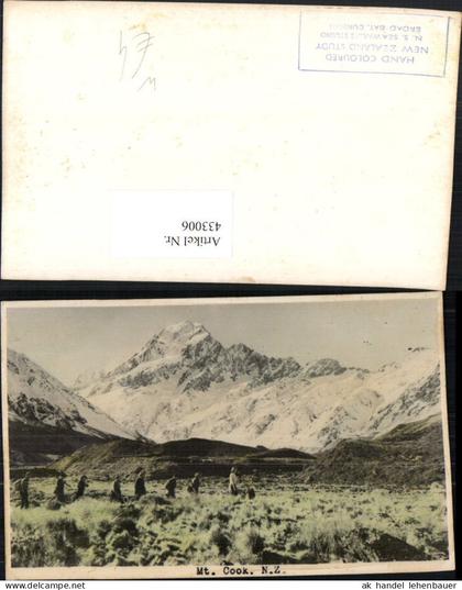 433006,New Zealand Neuseeland Mount Cook Aoraki Bergkulisse