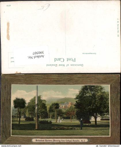 390507,New Zealand Neuseeland Dunedin Botanical Gardens Knox College Passepartout