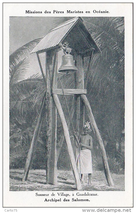 Océanie - Archipel des Salomon / Missions Catholiques / Cloche
