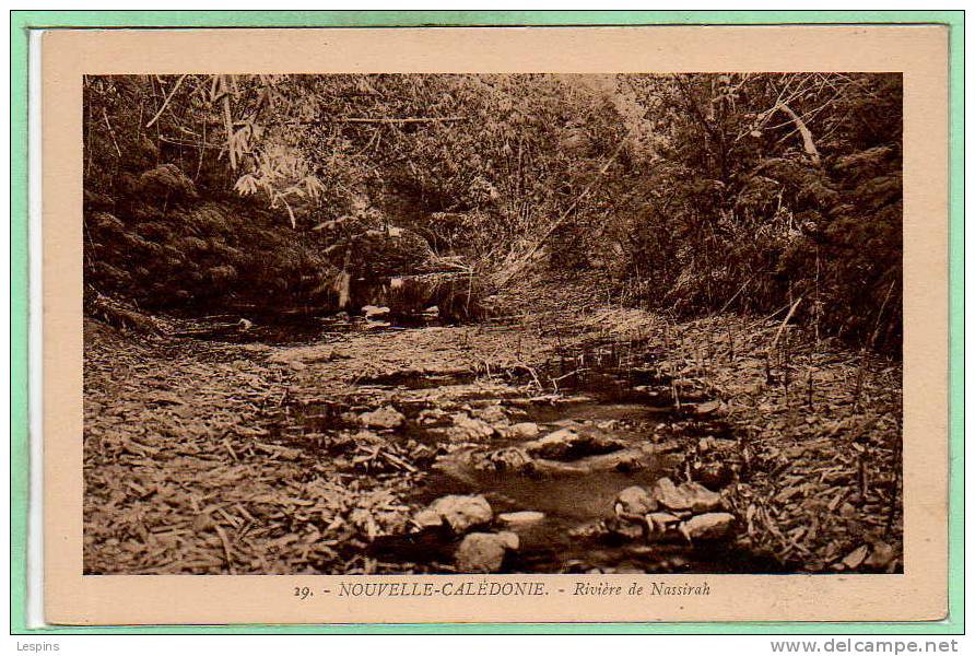 OCEANIE - NOUVELLE CALEDONIE  -  Rivière de Nassirah