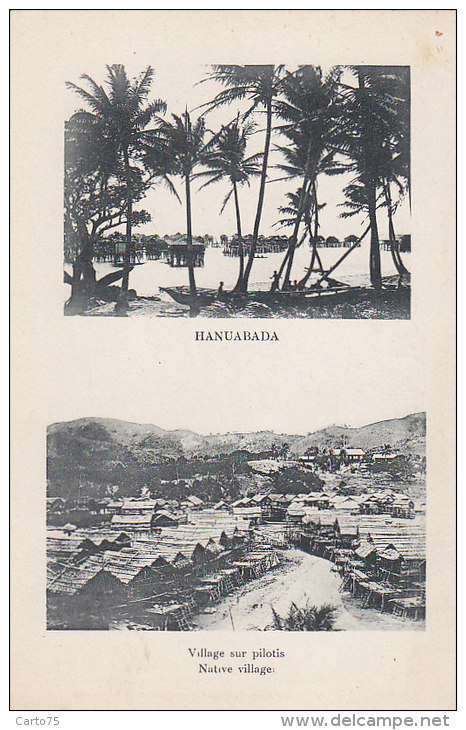 Océanie - Papouasie / Papua New Guinea /  Hanuabada Village / Missions Catholiques