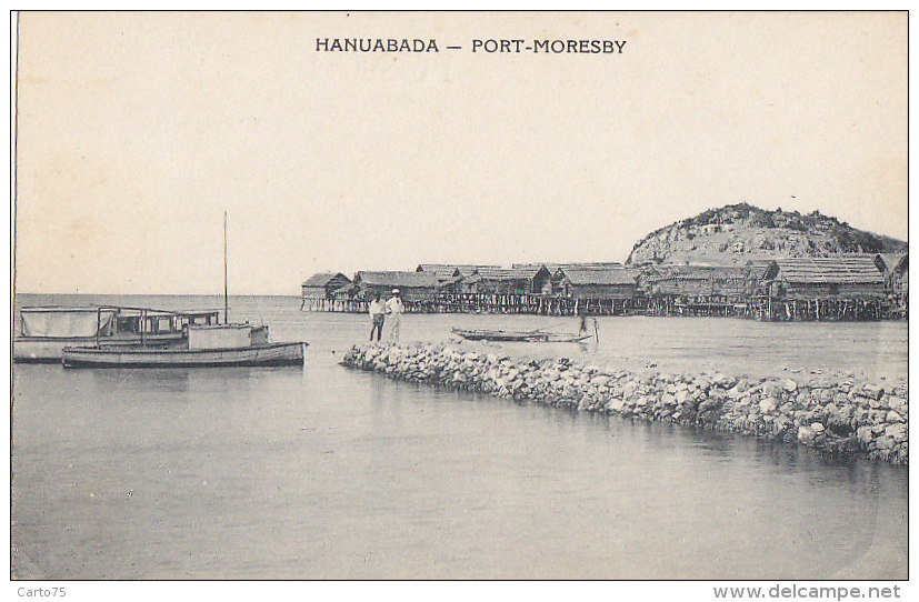 Océanie - Papouasie / Papua New Guinea / Missions Catholiques / Hanuabada / Port Pêche