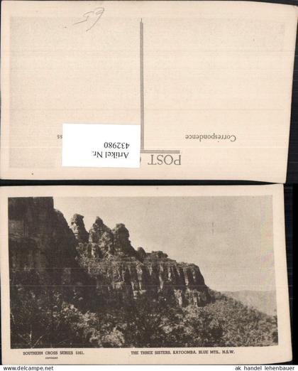 432980,New Zealand Neuseeland Blue Mounts Katoomba Three Sisters Felsen