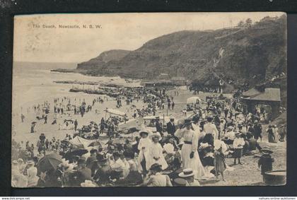 Ansichtskarte Newcastle NSW New South Wales Australien Strand Chemnitz Sachsen