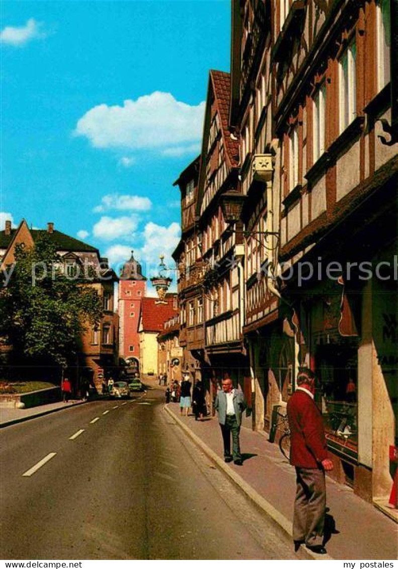 Ochsenfurt Hauptstrasse Fachwerkhaeuser