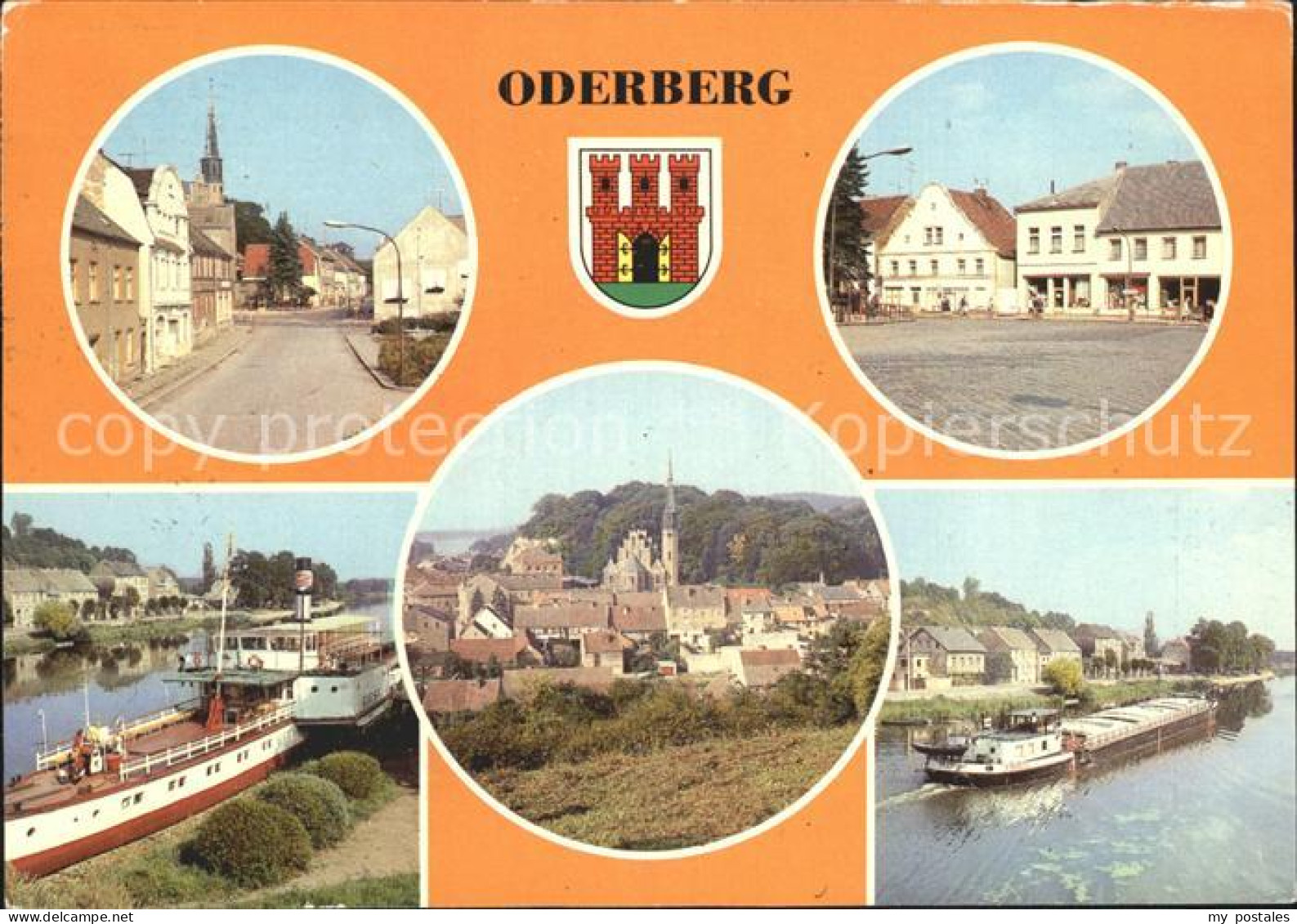 Oderberg Mark Angermuenderstrasse Blick vom Albrechtberg
