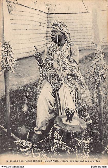 UGANDA - Native sorcerer - Fortune teller - Publ. White Fathers Misisons
